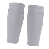 Maxbell Calf Compression Socks Leg Sleeve Running Sport Support Stockings L Gray