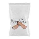 Maxbell 1 Pair PU Leather Bicycle Handlebar Grips Scooter Handlebar Overgrip Brown
