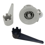 Maxbell Air Valve Wrench Drain Valve 6 Slot Removal for Inflatable Kayak Boat Gray