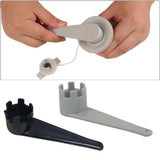 Maxbell Air Valve Wrench Drain Valve 6 Slot Removal for Inflatable Kayak Boat Gray