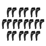 Maxbell 10 Pairs Anti Slip Glasses Ear Hook Tip Spectacles Grip Temple Holder Black