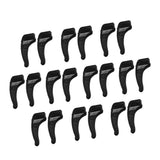 Maxbell 10 Pairs Anti Slip Glasses Ear Hook Tip Spectacles Grip Temple Holder Black