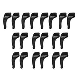Maxbell 10 Pairs Anti Slip Glasses Ear Hook Tip Spectacles Grip Temple Holder Black
