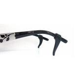 Maxbell 10 Pairs Anti Slip Glasses Ear Hook Tip Spectacles Grip Temple Holder Black