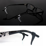 Maxbell 10 Pairs Anti Slip Glasses Ear Hook Tip Spectacles Grip Temple Holder Black