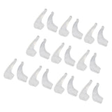 Maxbell 10 Pairs Anti Slip Glasses Ear Hook Tip Spectacles Grip Temple Holder Clear