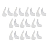 Maxbell 10 Pairs Anti Slip Glasses Ear Hook Tip Spectacles Grip Temple Holder Clear