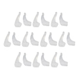 Maxbell 10 Pairs Anti Slip Glasses Ear Hook Tip Spectacles Grip Temple Holder Clear