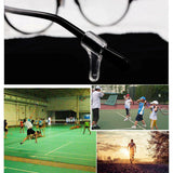Maxbell 10 Pairs Anti Slip Glasses Ear Hook Tip Spectacles Grip Temple Holder Clear