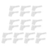 Maxbell 10 Pairs Anti Slip Glasses Ear Hook Tip Eyeglasses Grip Temple Holder M