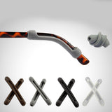 Maxbell 5 Pairs Eyeglass Anti-Slip Ear Grip Spectacles Temple Hook Holder Black