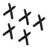 Maxbell 5 Pairs Eyeglass Anti-Slip Ear Grip Spectacles Temple Hook Holder Black