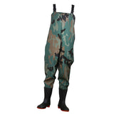 Maxbell Chest Wading Stocking Boots Overalls Waterproof Hunting Fishing Pants 41