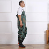 Maxbell Chest Wading Stocking Boots Overalls Waterproof Hunting Fishing Pants 41