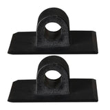 Maxbell 1 Pair Kayak Motor Fix Bracket Buckle Rubber Dinghy Propeller Outboard Hook
