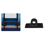 Maxbell 1 Pair Kayak Motor Fix Bracket Buckle Rubber Dinghy Propeller Outboard Hook