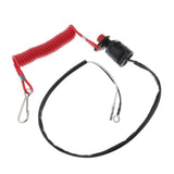 Maxbell Safety Boat Motor Outboard Emergency Kill Switch Key Lanyard Ignition