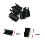 Max 20pcs U Type Bike Frame Brake Buckle Shim Tubes Cable Guide Clip Sleeves