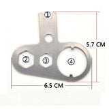 Max Scuba Diving BCD Power Inflator Tool K Type Valve Removal Install Repair Kit