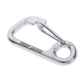 Max Stainless Steel Snap Spring Buckle Hook BCD Finger Spool Dive Safety Clip