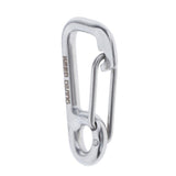 Max Stainless Steel Snap Spring Buckle Hook BCD Finger Spool Dive Safety Clip