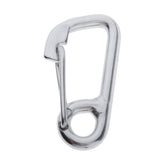Max Stainless Steel Snap Spring Buckle Hook BCD Finger Spool Dive Safety Clip