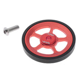 Max Premium Folding Bike Easy Wheels Modified Easywheel for Brompton Red