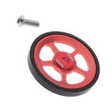 Max Premium Folding Bike Easy Wheels Modified Easywheel for Brompton Red