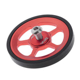 Max Premium Folding Bike Easy Wheels Modified Easywheel for Brompton Red