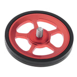 Max Premium Folding Bike Easy Wheels Modified Easywheel for Brompton Red