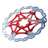 Max Bicycle Rotor MTB Road Bike Floating Brake Disc Rotors 6 Bolts 180MM Red