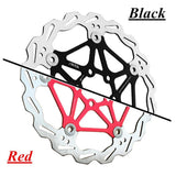 Max Bicycle Rotor MTB Road Bike Floating Brake Disc Rotors 6 Bolts 180MM Red