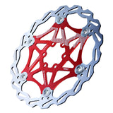 Max 160mm Bicycle Rotor MTB Road Bike Floating Brake Disc Rotors 6 Bolts Red