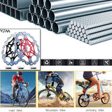 Max Maxb 160mm Bicycle Rotor MTB Road Bike Floating Brake Disc Rotors 6 Bolts Black