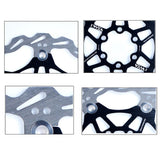 Max Maxb 160mm Bicycle Rotor MTB Road Bike Floating Brake Disc Rotors 6 Bolts Black