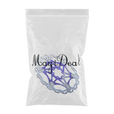 Max 160mm Bicycle Rotor MTB Road Bike Floating Brake Disc Rotors 6 Bolts Blue