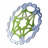 Max 160mm Bicycle Rotor MTB Road Bike Floating Brake Disc Rotors 6 Bolts Green