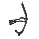 Max Maxb Diving Swimming Center Snorkel Silicone Breathing Tube with Head Strap Black