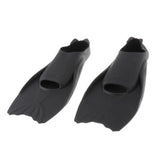 Max Maxb Diving Snorkeling Fins Full Foot Flipper Shoes for Women Men Travel Black L