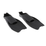 Max Maxb Diving Snorkeling Fins Full Foot Flipper Shoes for Women Men Travel Black L