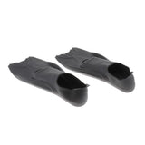Max Maxb Diving Snorkeling Fins Full Foot Flipper Shoes for Women Men Travel Black L