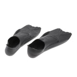 Max Maxb Diving Snorkeling Fins Full Foot Flipper Shoes for Women Men Travel Black L