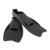 Max Maxb Diving Snorkeling Fins Full Foot Flipper Shoes for Women Men Travel Black L