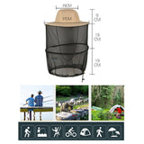 Max Mesh Net Hat Head Face Cover Anti Mosquito Camping Fishing Cap Camo Brown