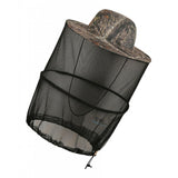 Max Mesh Net Hat Head Face Cover Anti Mosquito Camping Fishing Cap Camo Leaf