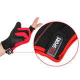 Max 1 Pair Warm Fishing Gloves 3 Cut Fingers Cycling Hunting Glove Mitten Black
