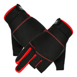 Max 1 Pair Warm Fishing Gloves 3 Cut Fingers Cycling Hunting Glove Mitten Black