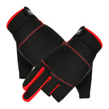 Max 1 Pair Warm Fishing Gloves 3 Cut Fingers Cycling Hunting Glove Mitten Black