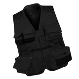 Maxbell Multi Pocket Mesh Vest Photography Hunting Fishing Jacket Gilet Black M