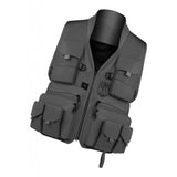 Max Multi Pocket Photography Hunting Fishing Vest Jacket Waistcoat Gray XXL